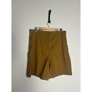 SPANXsupersmooth™ Stretch Twill Short, Outdoor, Classic 9 " in Flax/Tan Sz XL